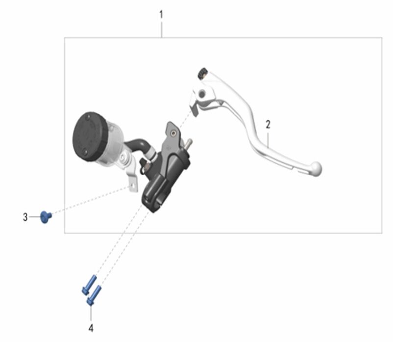 FRONT BRAKE MASTER  CYLINDER