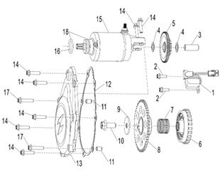 STARTER MOTOR